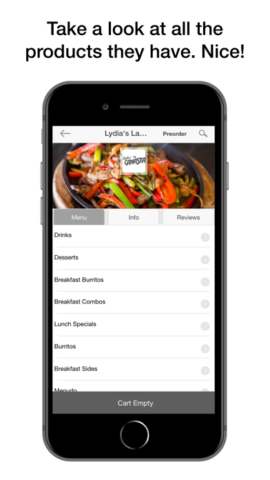 Busy Bee App Delivery Customer Screenshot