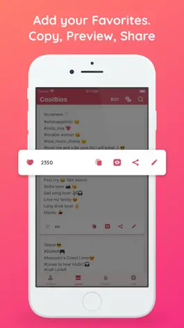 Game screenshot Cool Bio: Quote Caption for IG apk