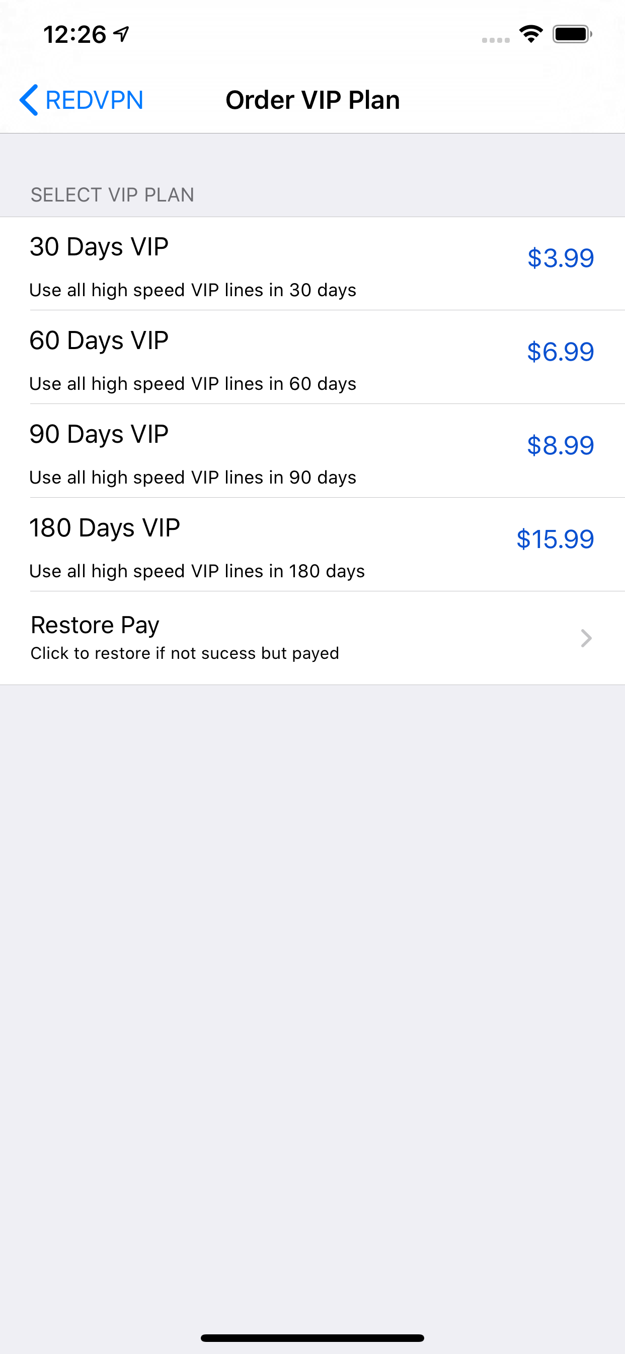 REDVPN - Network Accelerator screenshot 4