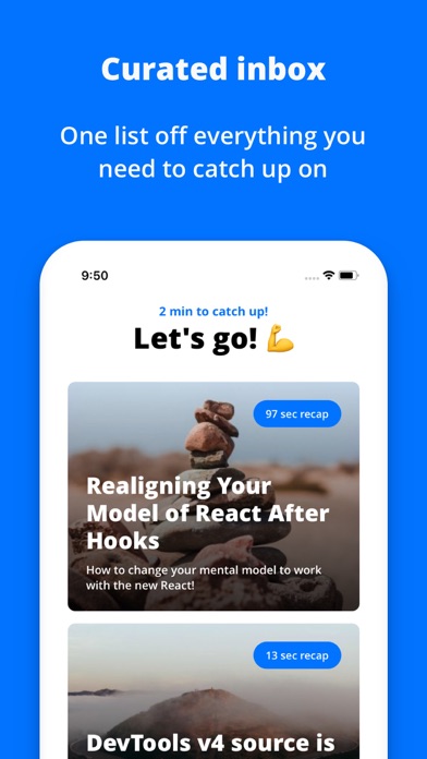How to cancel & delete CatchUp - React from iphone & ipad 1