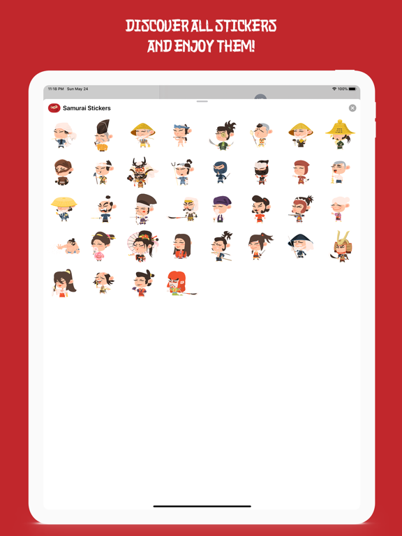 Screenshot #6 pour Samurai and Ninja Stickers