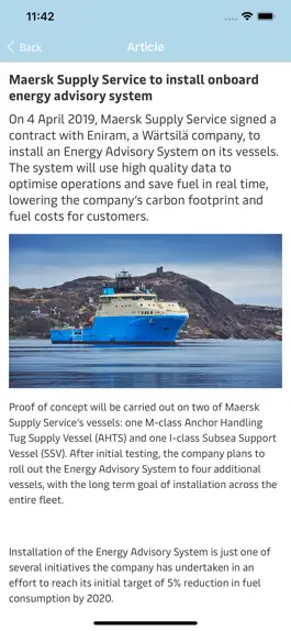 Game screenshot Maersk Supply Service News hack