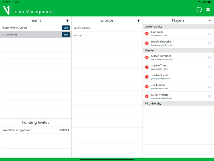 V1 Coach: Teach Golf w/ Stats