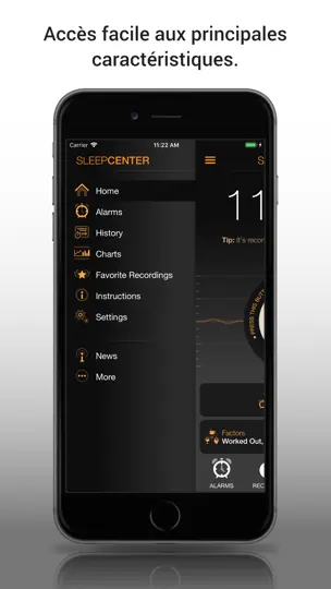 Capture d'écran de Sleep Tracker: Snore Recorder™ sur iPhone 4