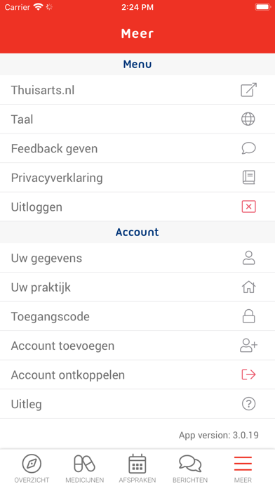 Huisartsen Hoeksche Waard Screenshot