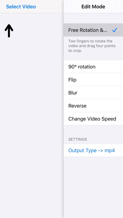 Video Editor - 360 Rotator Screenshot