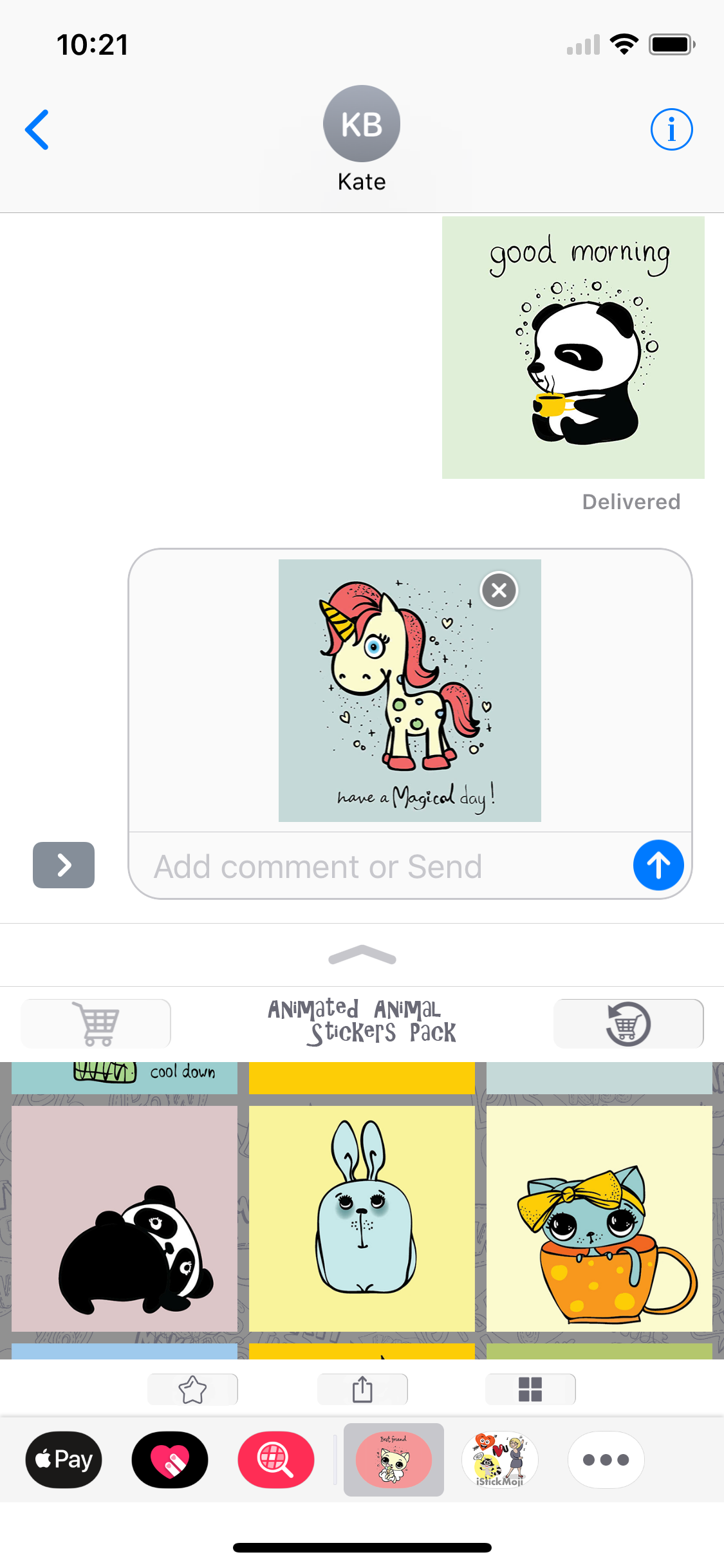 Animated Animal Stickers Pack