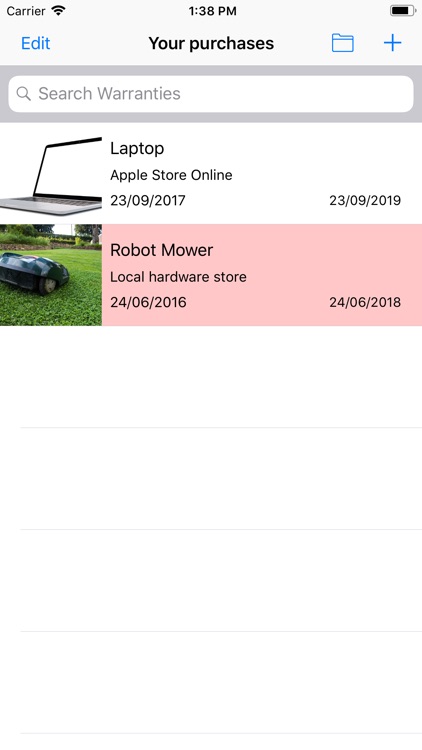 Easy Warranty Tracker