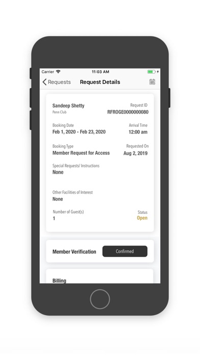 PrivateClubWorld Admin Screenshot