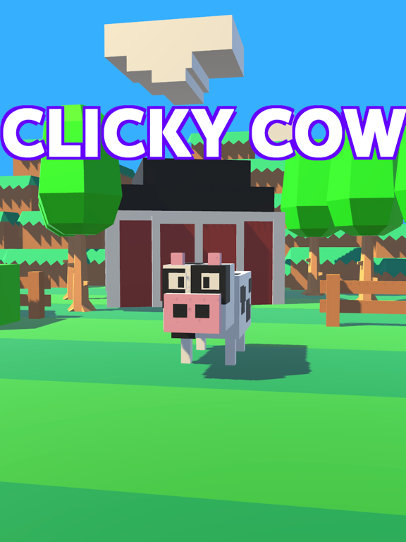 Clicky Cow iPad screenshot 1 - Games app