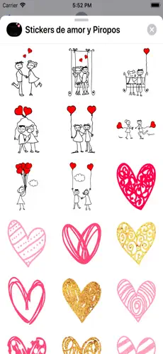 Captura de Pantalla 8 Stickers Amor y Piropos Frases iphone