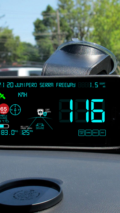 Speedmeter mph digital display Screenshot