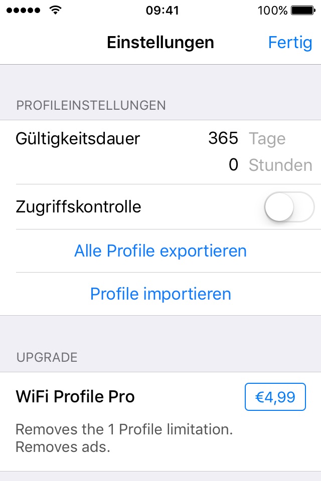 WiFi Profile screenshot 4