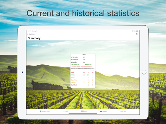 My Wine Cellar iPad screenshot 6 - Food & Drink app