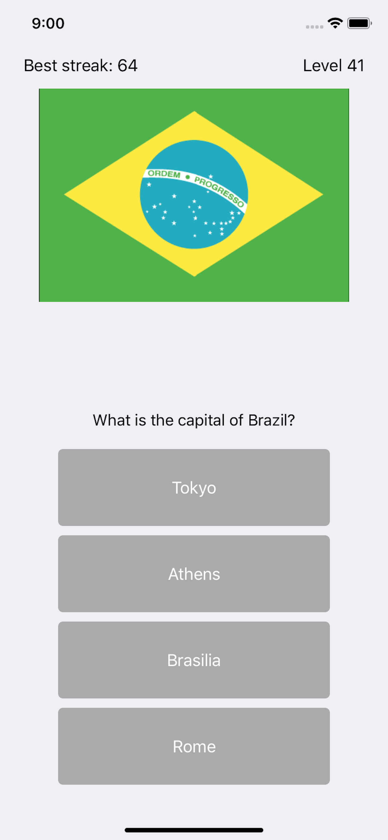 Capital City Quiz World Flags