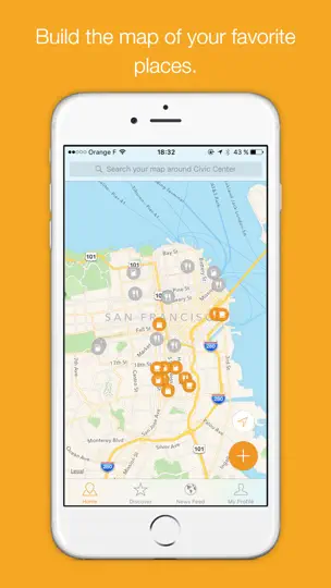 Capture d'écran de Pyfl - La Carte De Vos Lieux sur iPhone 1