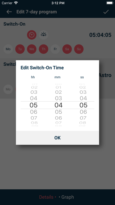 Legrand Time Switch Screenshot
