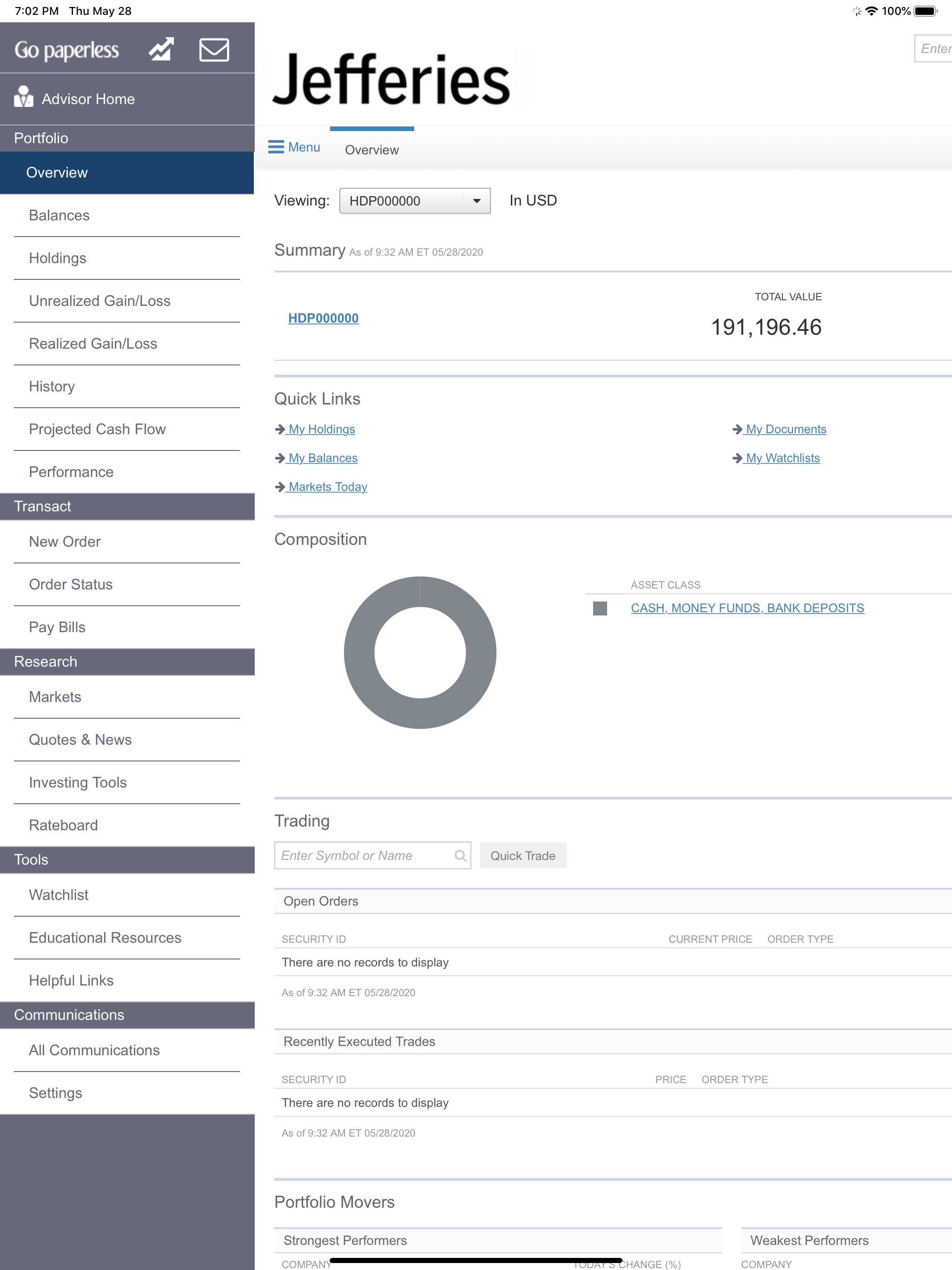 Jefferies Wealth Management screenshot 9