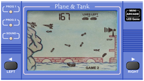 Plane and tank LCD Game screenshot