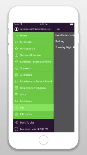 CALA Events screenshot 2