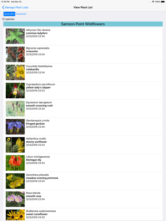 Illinois Wildflowers iPad screenshot 7 - Education app