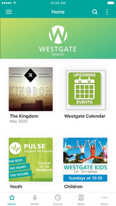 Westgate Church App Screenshot