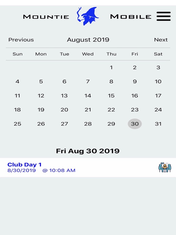 Mountie Mobile iPad screenshot 4 - Social Networking app