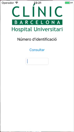Captura de pantalla de Familiars Clínic en iPhone 1