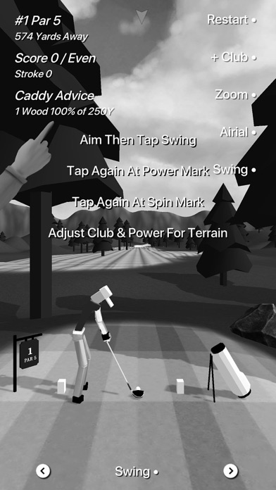 Speedy Golf Retro Screenshot