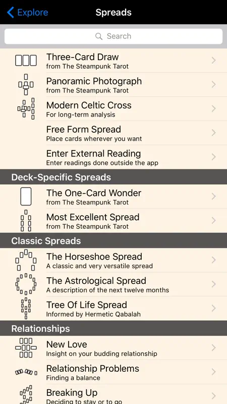 Steampunk Tarot screenshot 3 of 5