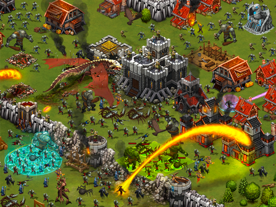 Throne Rush iPad app afbeelding 3