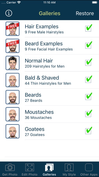 Hair and Beard Styles screenshot-6