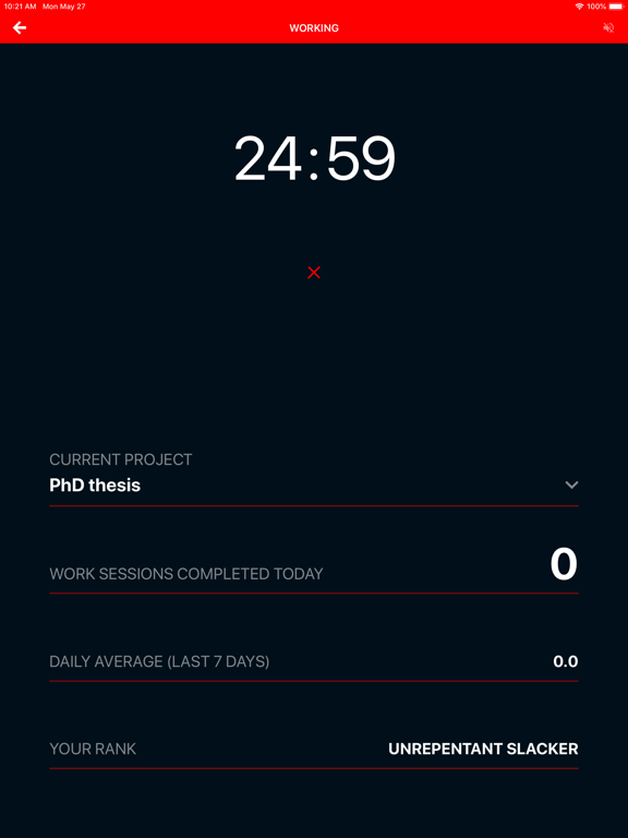 Screenshot #4 pour Productivity Challenge Timer