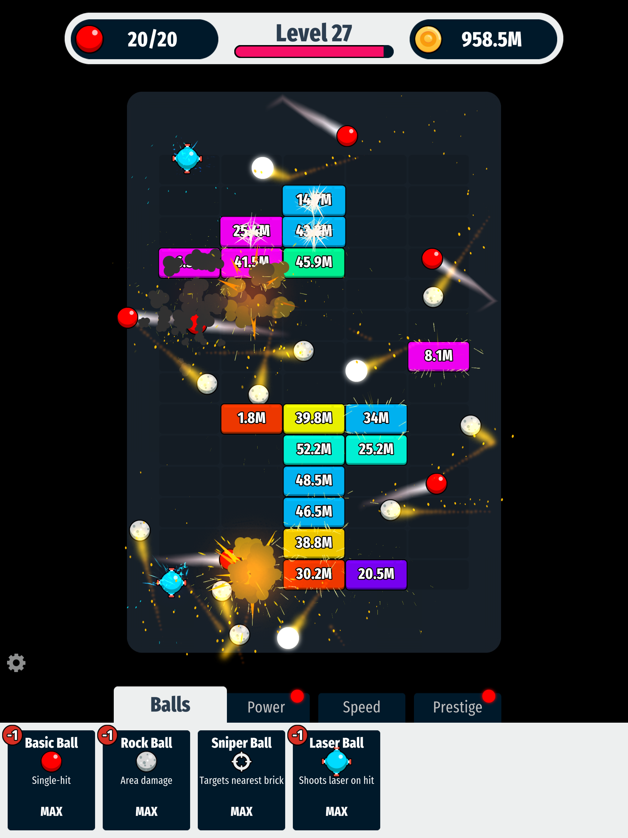 Idle Brick Shooter
