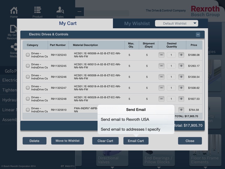 Bosch Rexroth GoTo Products screenshot-3