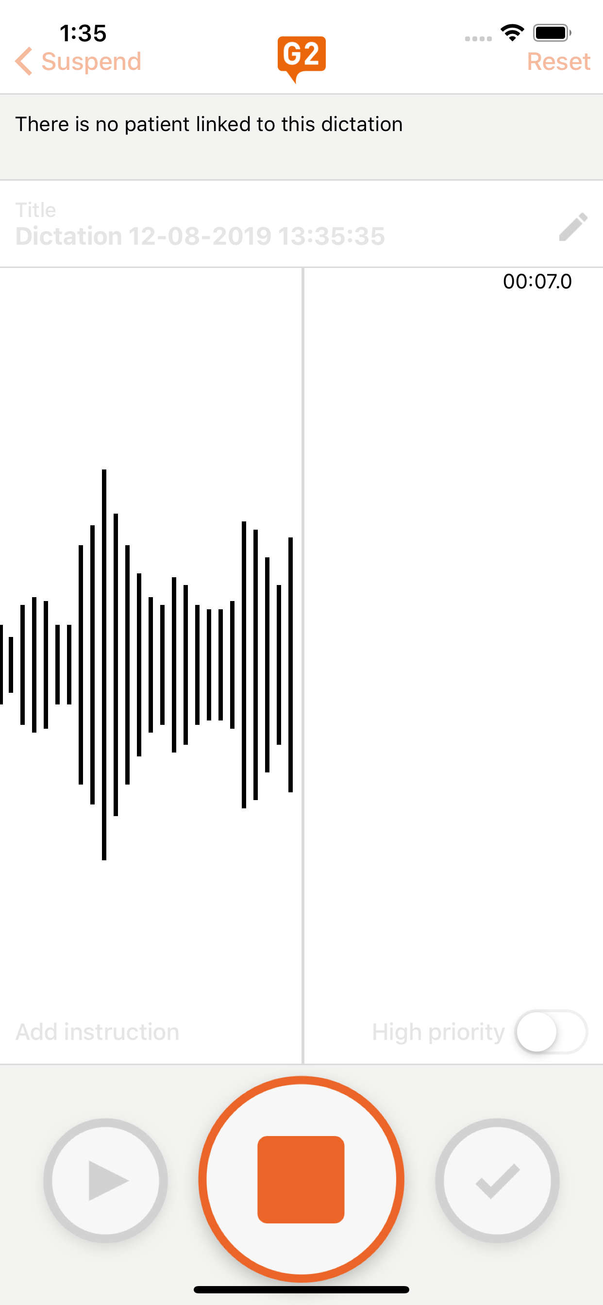 G2 Mobile – Digital Dictation screenshot 3