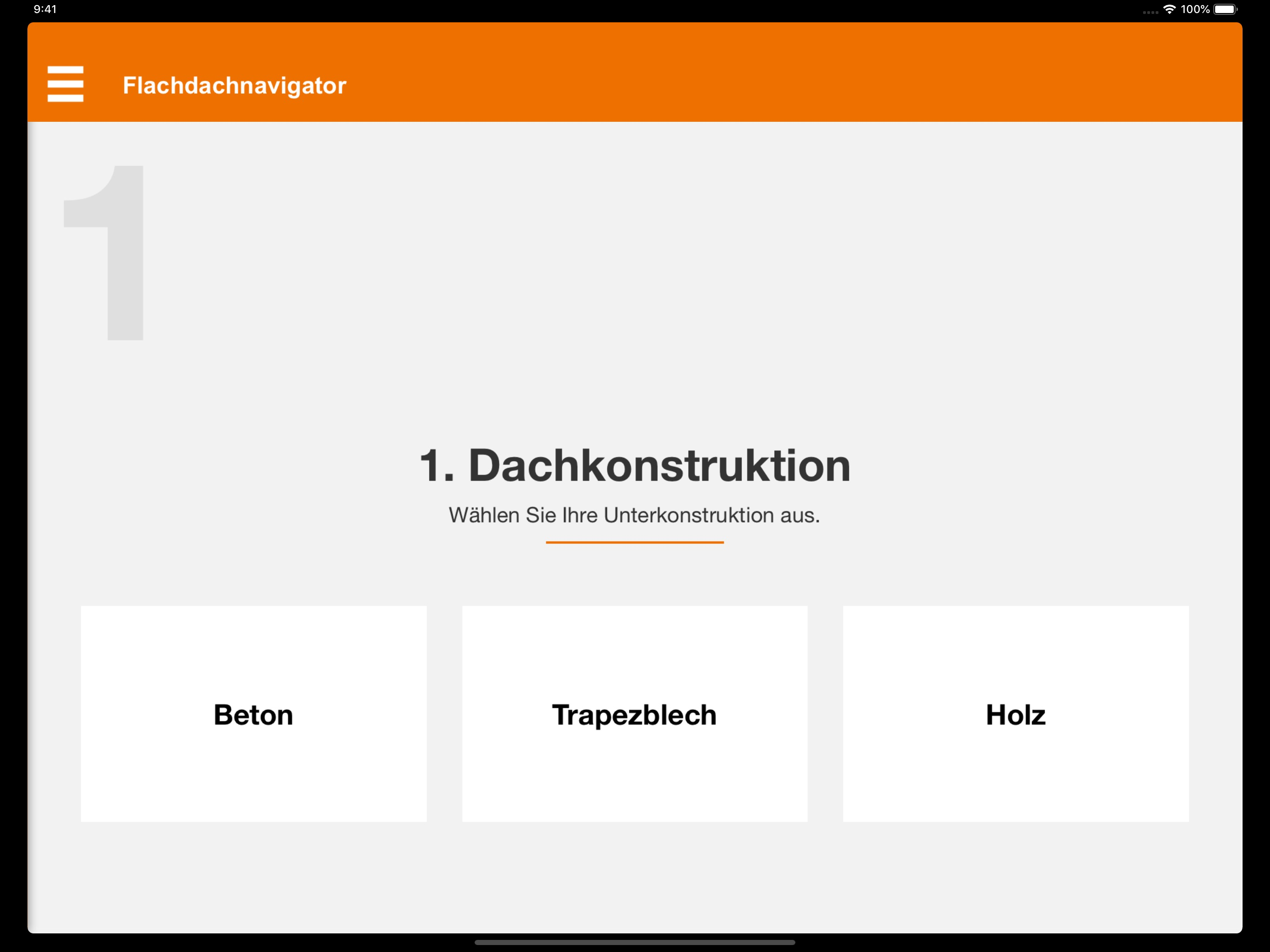 Bauder Flachdachnavigator 2.0