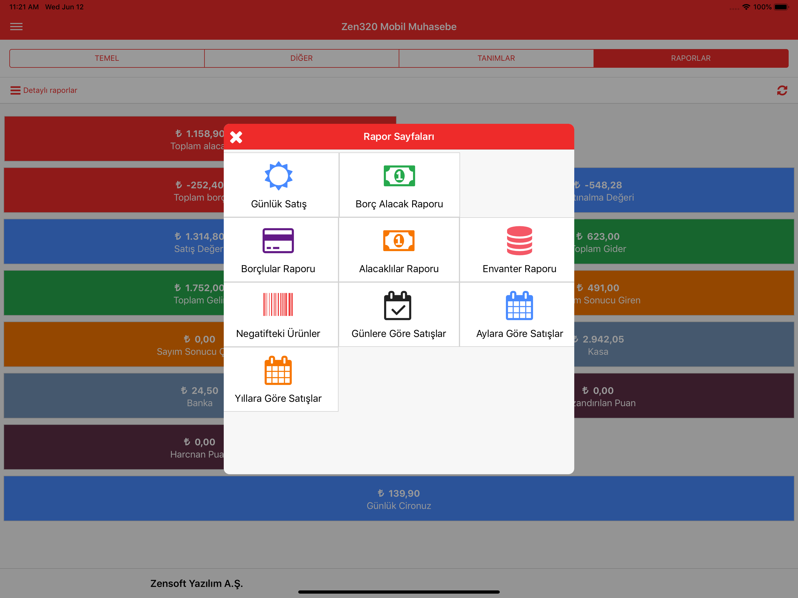 ZEN320 Mobil Muhasebe screenshot 16