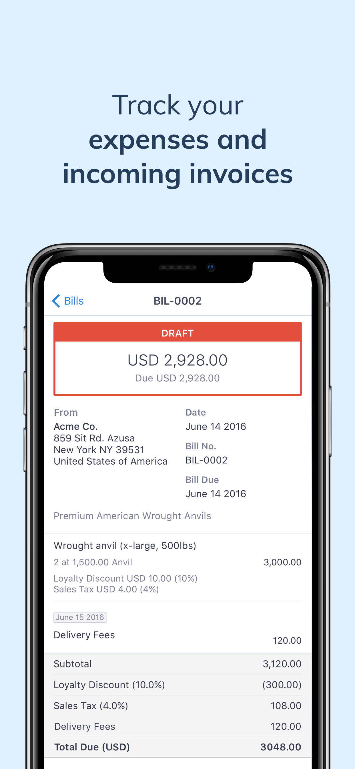 Hiveage Invoicing screenshot 3
