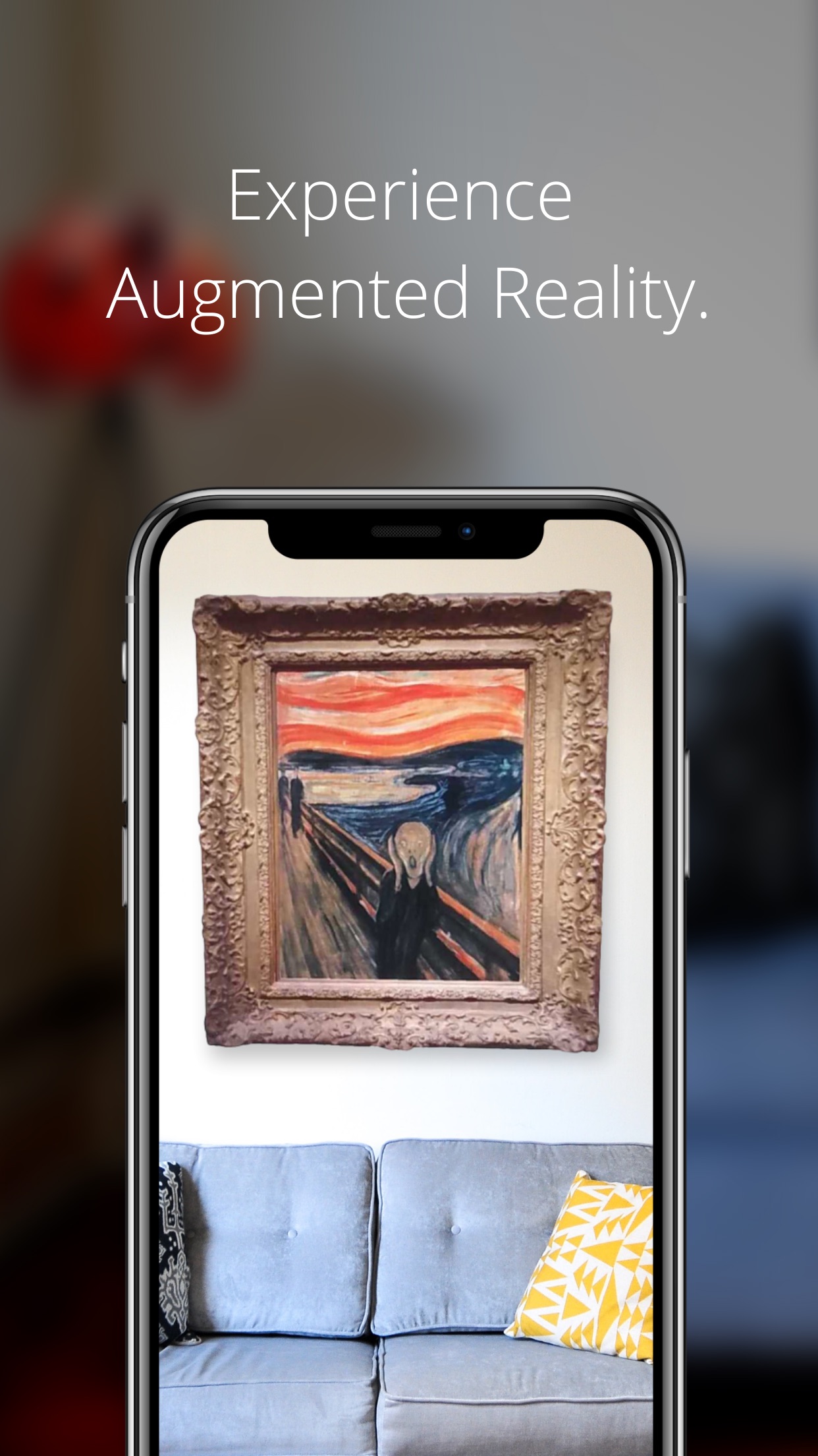 Screenshot do app [AR]T Museum