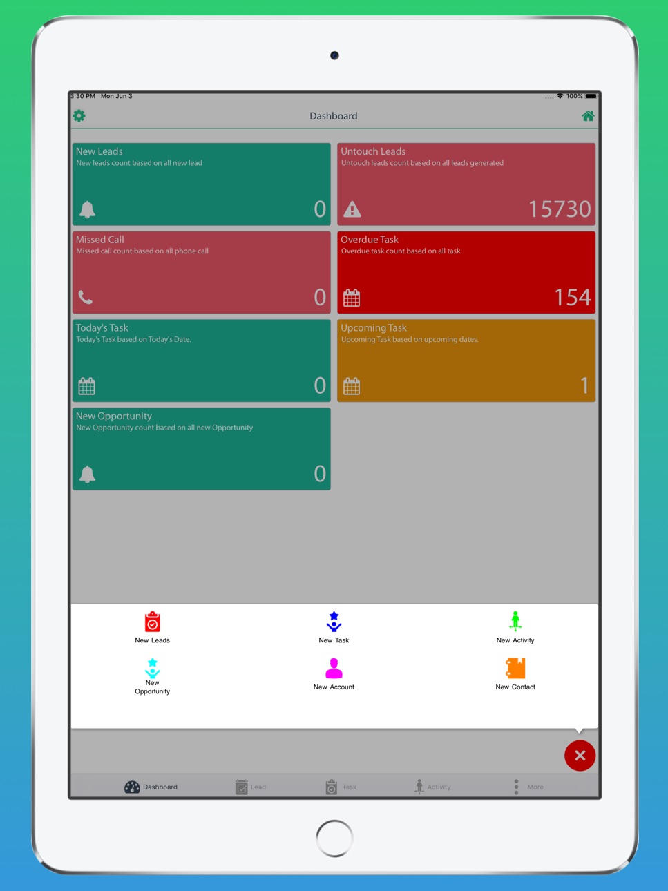 iPad screenshot