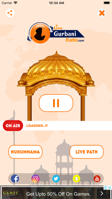 Screenshot #2 pour Live Gurbani Radio