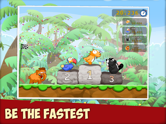 Dino Rush Race iPad app afbeelding 3