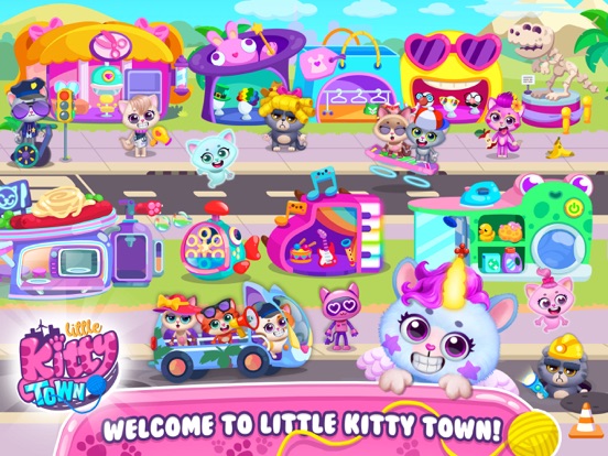 Little Kitty Town iPad screenshot 8 - Education app