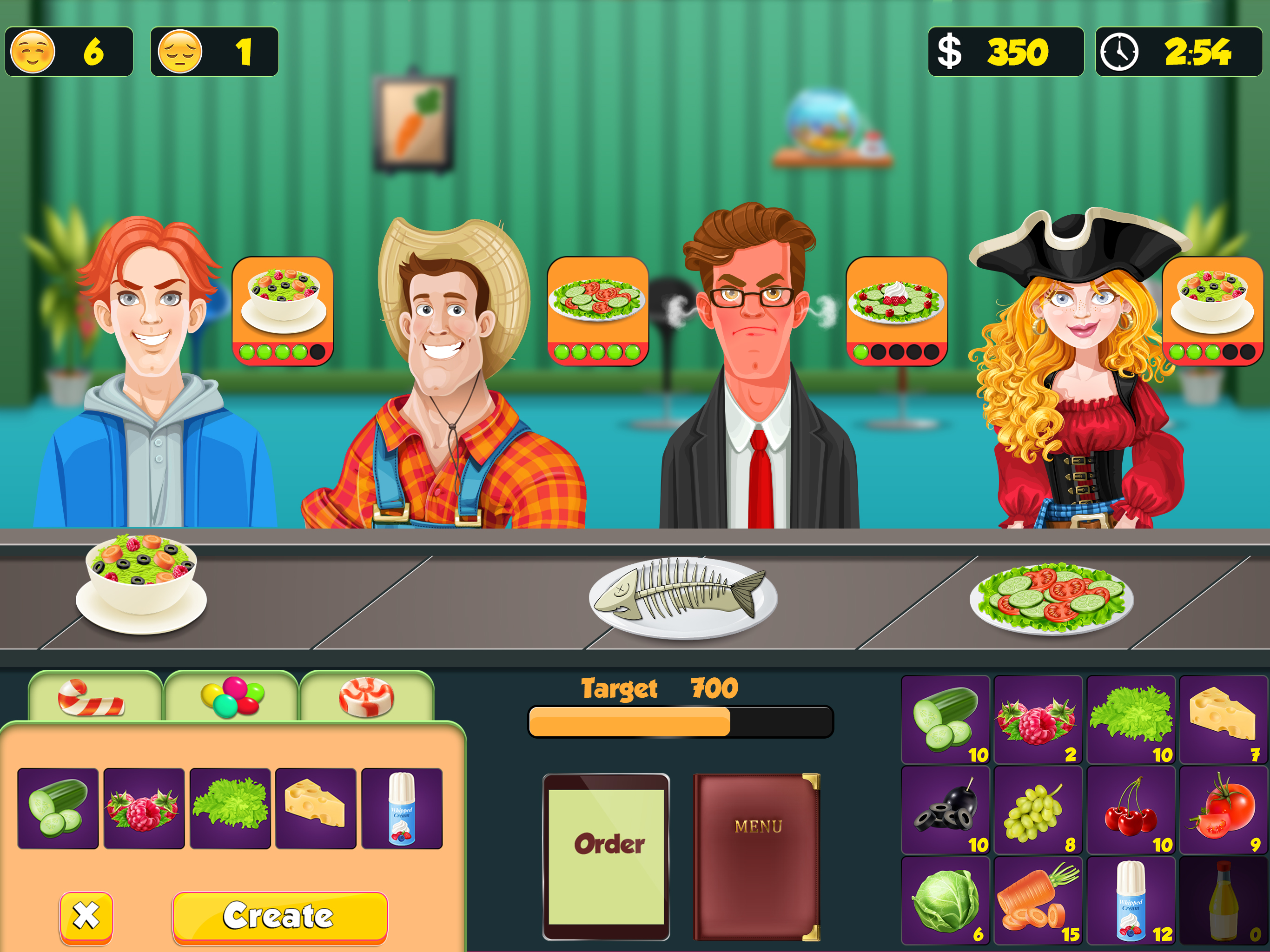 Salad Bar Manager Frenzy screenshot 7
