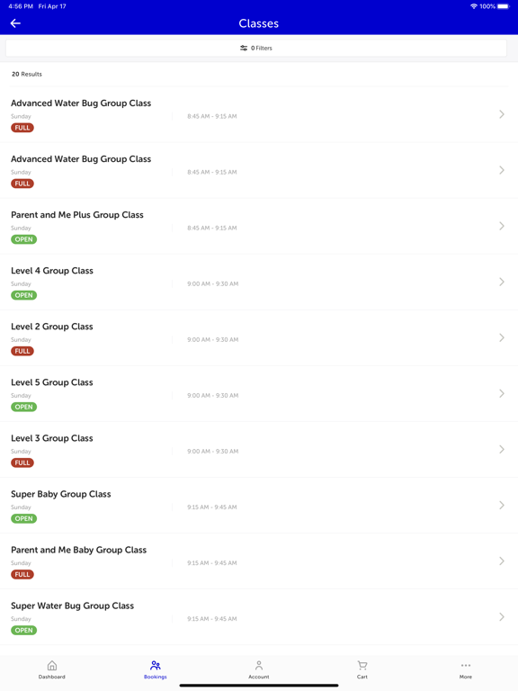 Ocaquatics iPad screenshot 4 - Health & Fitness app