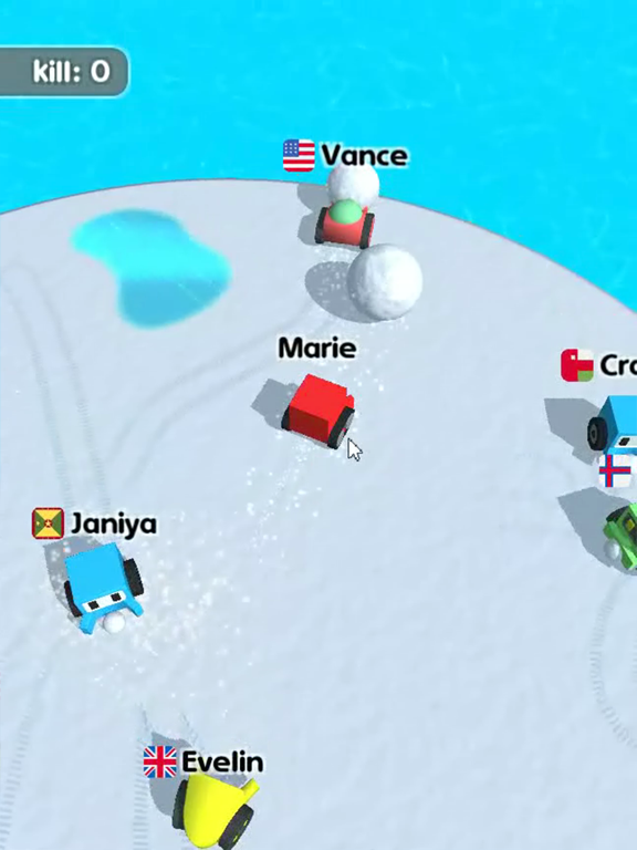 Screenshot #6 pour SnowBattle.io - Bumper Cars