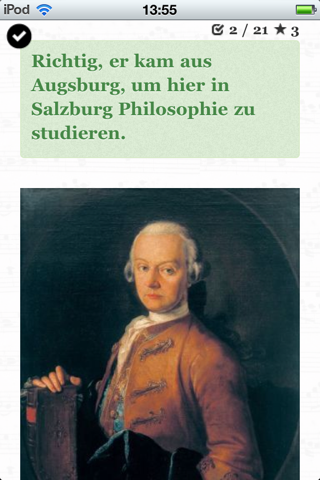 Mozart Geburtshaus Quiz screenshot 3