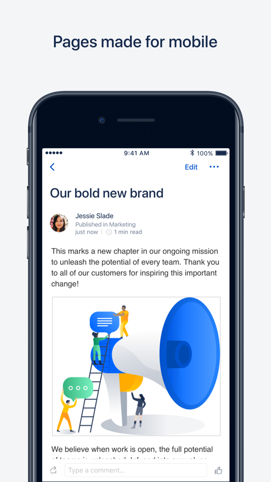 #5. Confluence Data Center (iOS) بواسطة: Atlassian