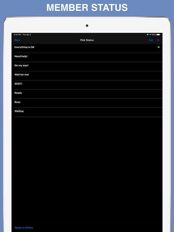 GPS Team 55 iPad screenshot 9 - Navigation app
